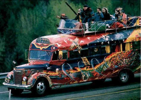 Further Hippie Bus Bought By Ken Kesey 1964 And Repainted In