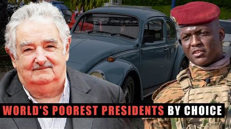 Ibrahim Traore And Jose Mujica The 2 Poorest Presidents Youtube