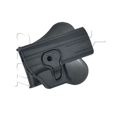 Holster Rigide Ceinture Rotatif Droitier Cz P P Black Antiderapant Asg