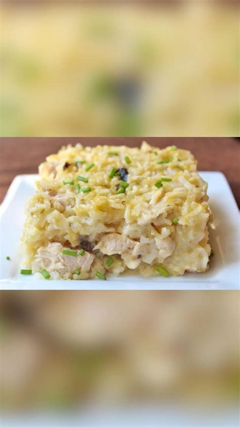 Grandmas Chicken And Rice Casserole Rice Casserole Recipes Casserole