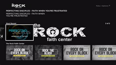 Rock Faith Center Tv App Roku Channel Store Roku