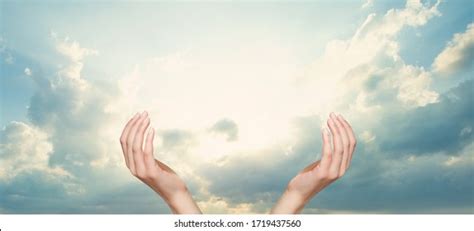 Hands Of God In Clouds