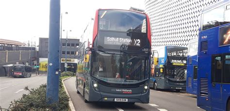 National Express West Midlands ADL E40D Enviro 400 MMC SK1 Flickr