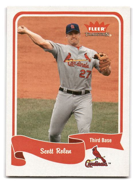 Scott Rolen 2004 Fleer Tradition 139 St Louis Cardinals BASEBALL EBay