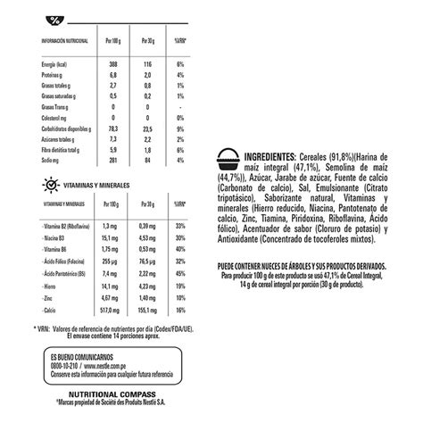 Cereal Corn Flakes Nestlé Sin Gluten Caja 405g Plazavea Plazavea