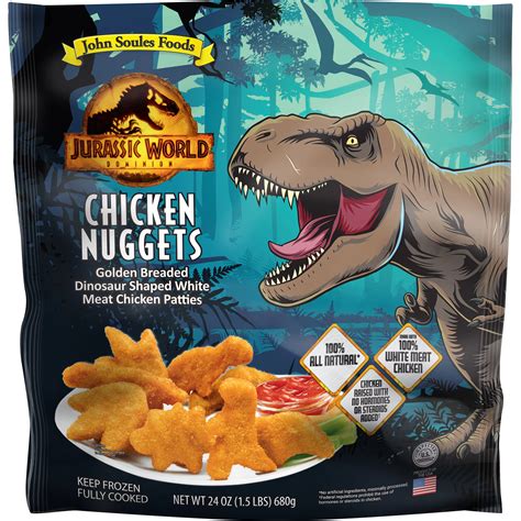 John Soules Foods Fully Cooked Frozen Chicken Nuggets Jurassic World