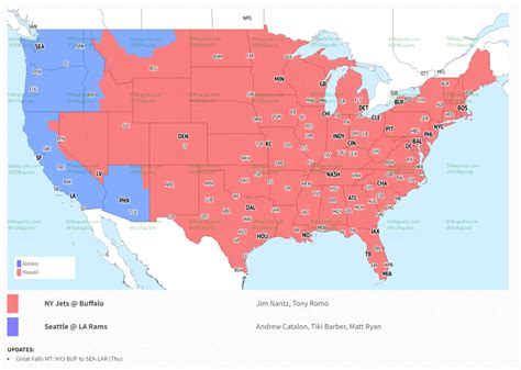 Week 11 NFL broadcast maps: What to watch with the Saints on bye