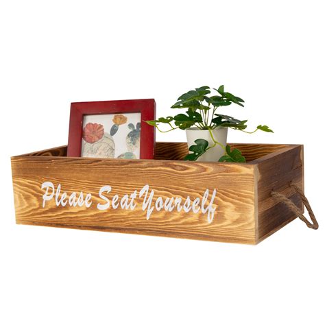 Millwood Pines Solid Wood Box Wayfair