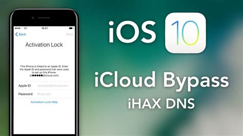 NEW IOS 10 ICloud Activation Bypass Tutorial IHax DNS Server YouTube