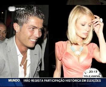 Cristiano Ronaldo Passou A Noite Com Paris Hilton