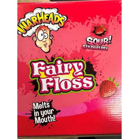 Fairy Floss Warhead Sour Strawberry 15g 18