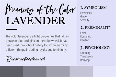 Lavender Color Meaning Lavender Symbolizes Feminity And Serenity