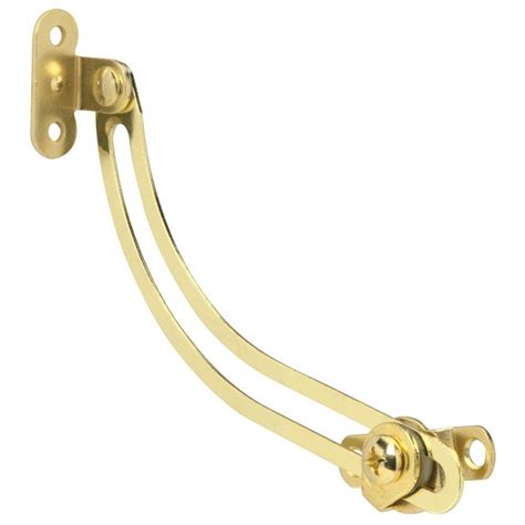 Schlage Friction 5 In Bright Brass Lid Support Right Hand Hinge C9220f3 Rh The Home Depot