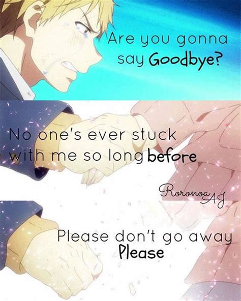 Sad Goodbye Anime