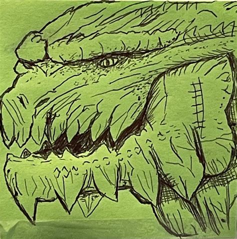 Godzilla Earth Pen Sketch By Gojira Kun92 On Deviantart