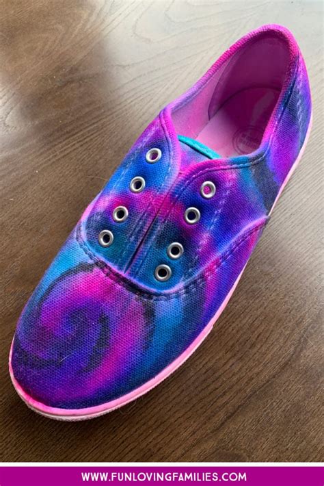 DIY Sharpie Tie Dye Shoes Fun Loving Families