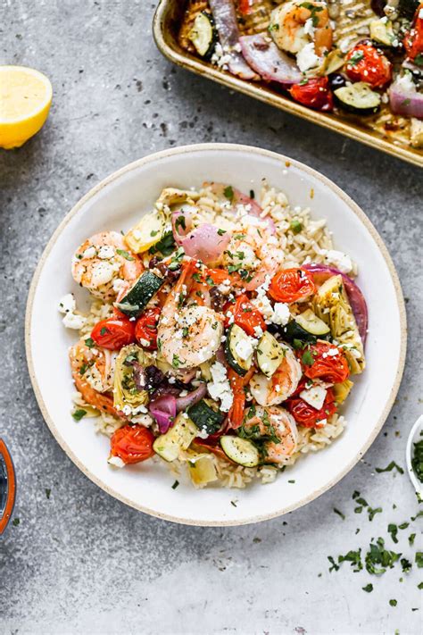 Sheet Pan Mediterranean Shrimp