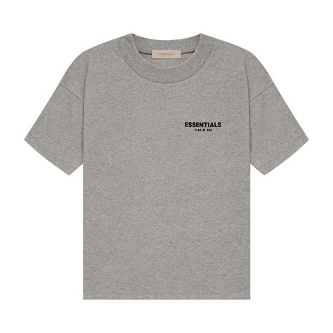 Fear Of God Essentials T Shirt Ss22 Dark Oatmeal Sneakermode