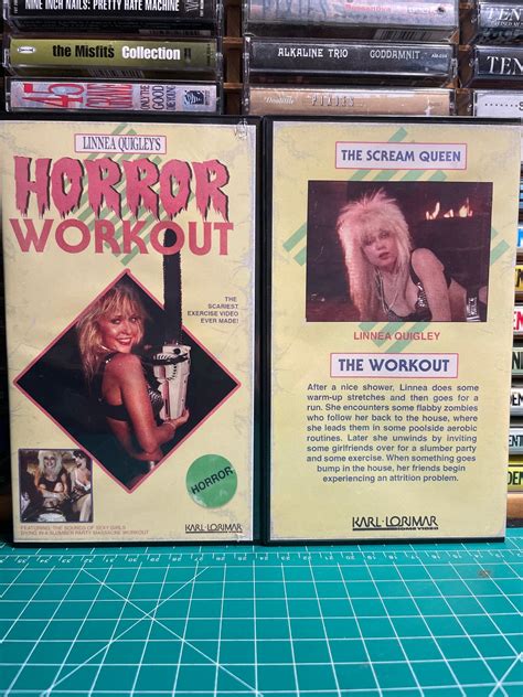 Linnea Quigleys Horror Workout Custom Vhs Horror Etsy