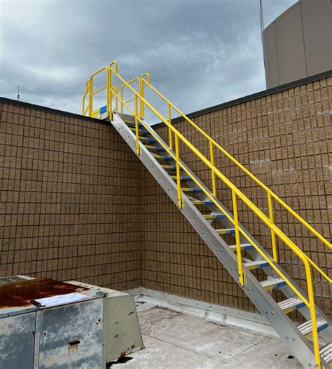 Roof Access Stairs Erectastep Prefabricated Stairs