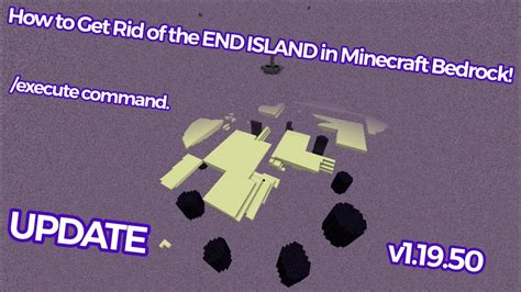 Outdated Read Pinned Comment How To Get Rid Of The End Island In