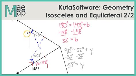 Congruency In Isosceles And Equilateral Triangles Worksheets