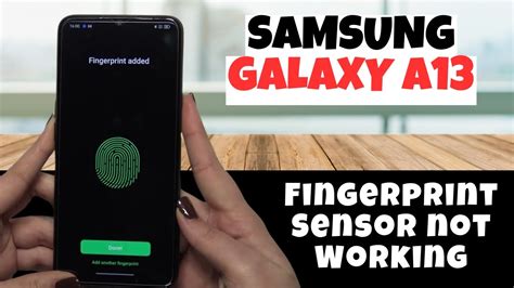 How To Fix Fingerprint Sensor Not Working Samsung Galaxy A13 New Youtube