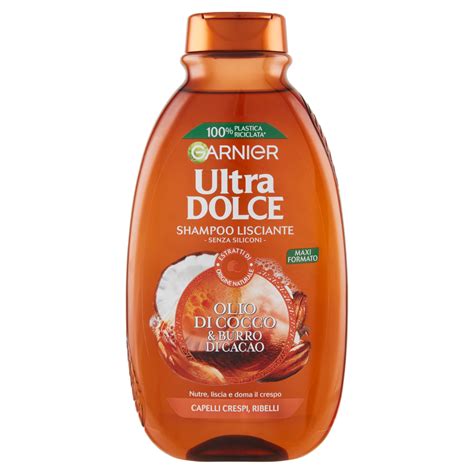 Garnier Ultra Dolce Shampoo All Olio Di Cocco E Burro Di Cacao Per