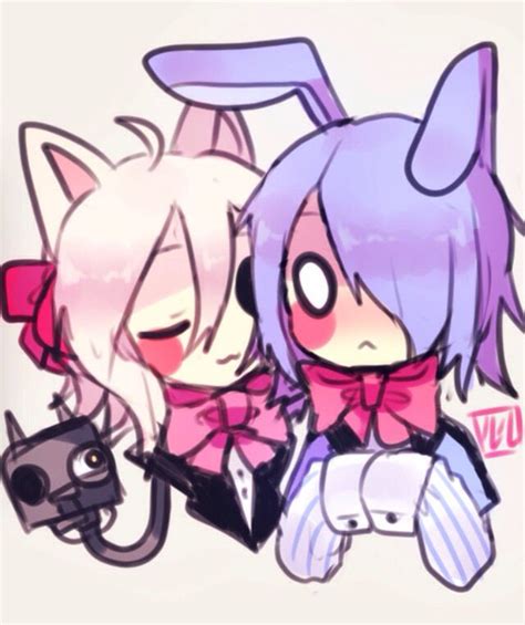 I Ship Mangle X Bonnie Anime Fnaf Fnaf Drawings Fnaf