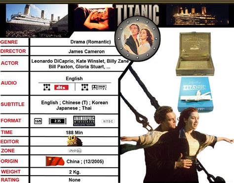 Titanic Deluxe Collectors Edition Dvds