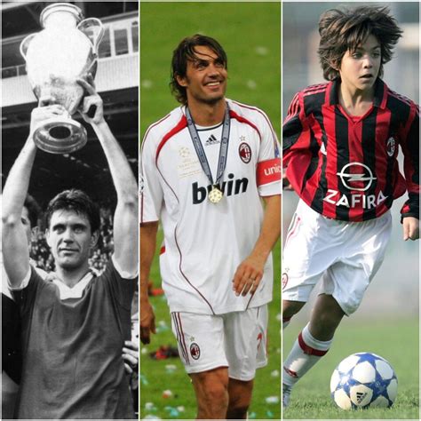 Paolo Cesare Maldini Kapitan Ac Milan Legendy Futbolu