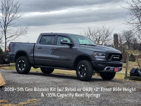 2019 5th Gen Ram 1500 Dt Bilstein 5100 Conversion Kit With Rebel Or