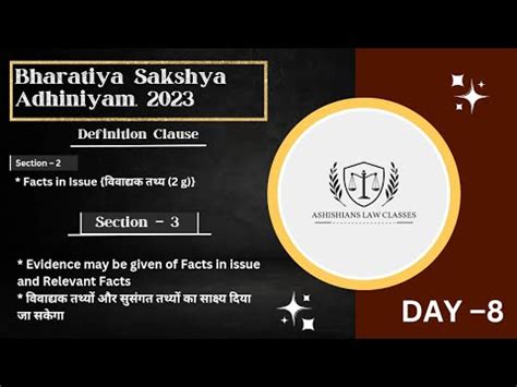 Definition Clause Of Bharatiya Sakshya Adhiniyam Section 2 G And