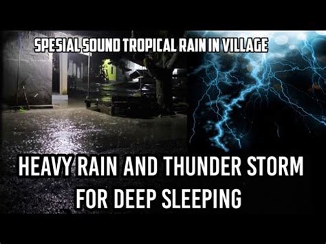 Say Goodbye To Insomnia And Stress To Sleep Soundly With Heavy Rain And