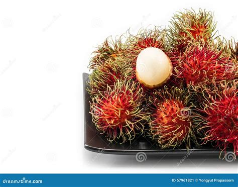 Rambutan Stock Image Image Of Colorful Healthy Food 57961821