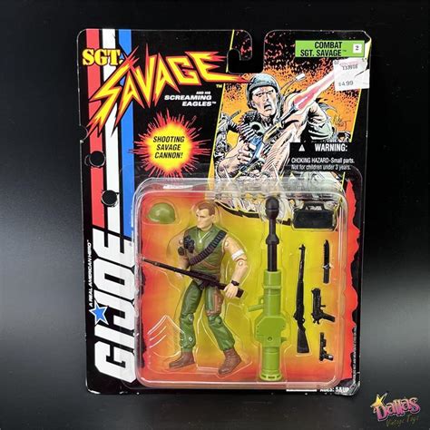 1994 GIJOE SGT. Savage- Combat Sgt. Savage