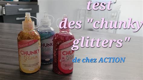 Test Colle Paillette ACTION YouTube