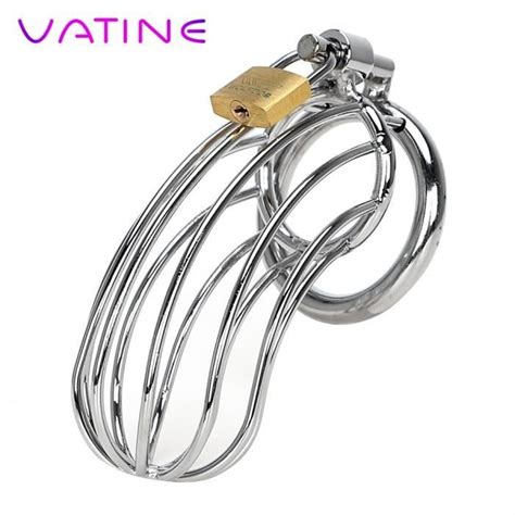 Gaine De Penis Mm Cage P Nis Verrouillable En Acier Inoxydable