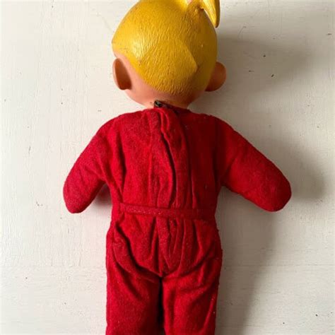 Dennis The Menace Vintage Toy Doll In Red Pajamas Rare Cartooncomic