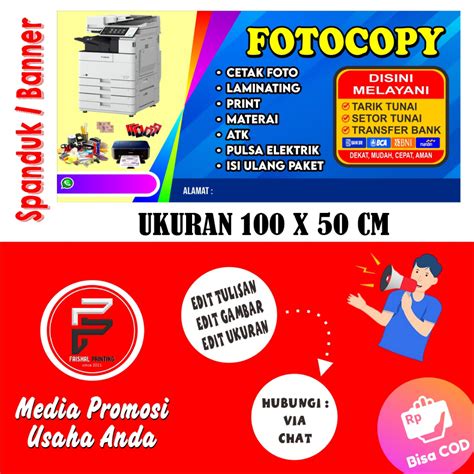 Jual Spanduk Fotocopy / Banner Photocopy / Spanduk Photocopy / Banner ...