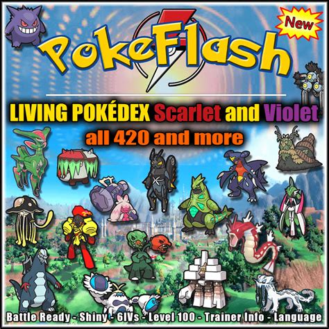 Living Pokédex Scarlet and Violet! Get all pokémon of Gen 9! - PokeFlash