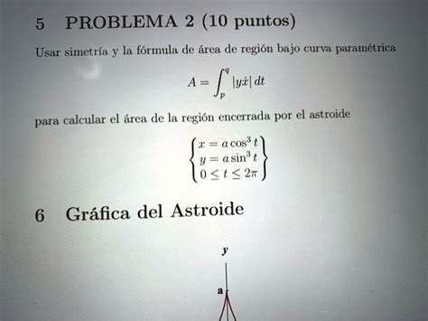 Solved 5 Problema 2 10 Puntos Usar Simetria Y La Formula De Area De Region Bajo Curva