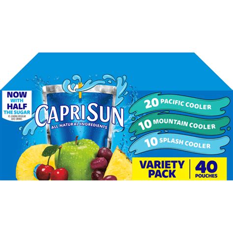 Capri Sun Pacific Cooler Mountain Cooler And Splash Cooler Flavored