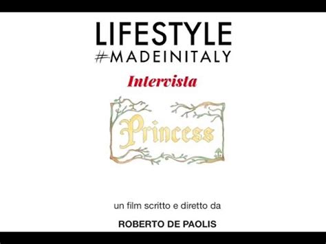 Princess Incontro Con Roberto De Paolis Glory Kevin Musella