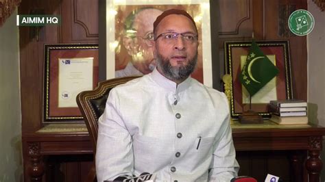 LIVE Asaduddin Owaisi Addressing A Press Conference At Darussalam Hyd