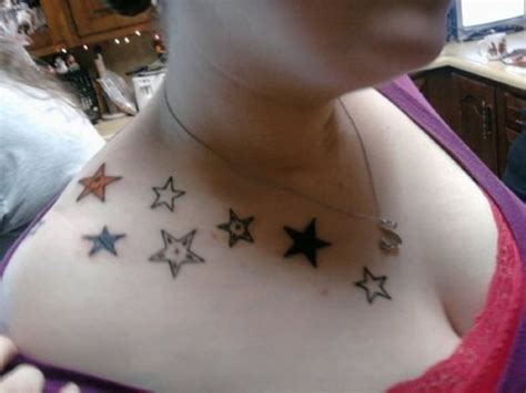 49 Nice Star Neck Tattoos - Neck Tattoo Designs