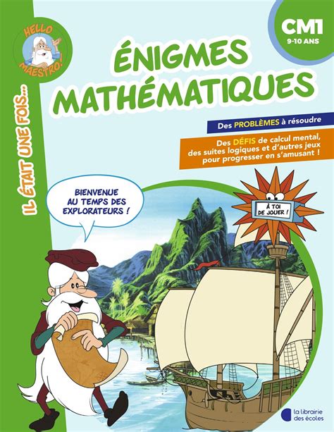 Cm Enigmes Math Matiques La Librairie Des Ecoles