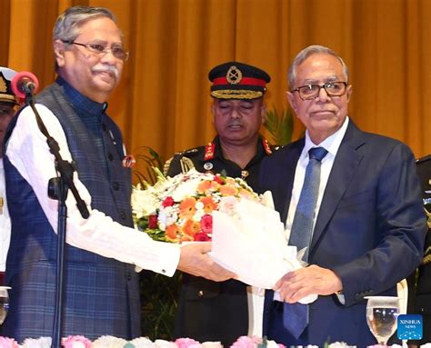 Shahabuddin Chuppu Takes Oath As 22nd Bangladeshi President Xinhua