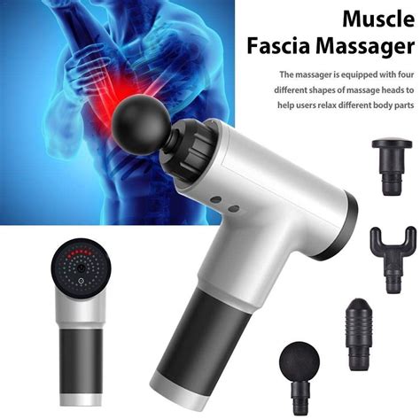 Muscle Fascial Massager Electric Massager Gun Deep Tissue Percussion