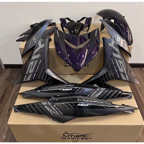 Speed Master Coverset Bodyset Yamaha Y15zr V1 V2 V3 Hitam Black First Model 2015 Batman Purple